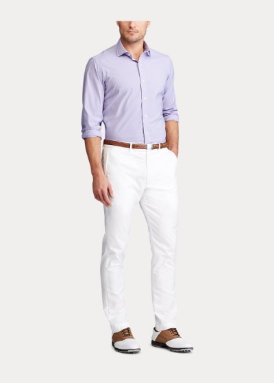 Men's Ralph Lauren Performance Stretch Shirts | 857260CYV